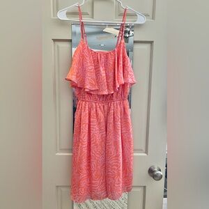 Lilly Pulitzer Pink Ruffle Dress